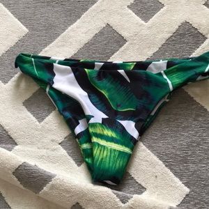 banana leaf print bikini bottoms!